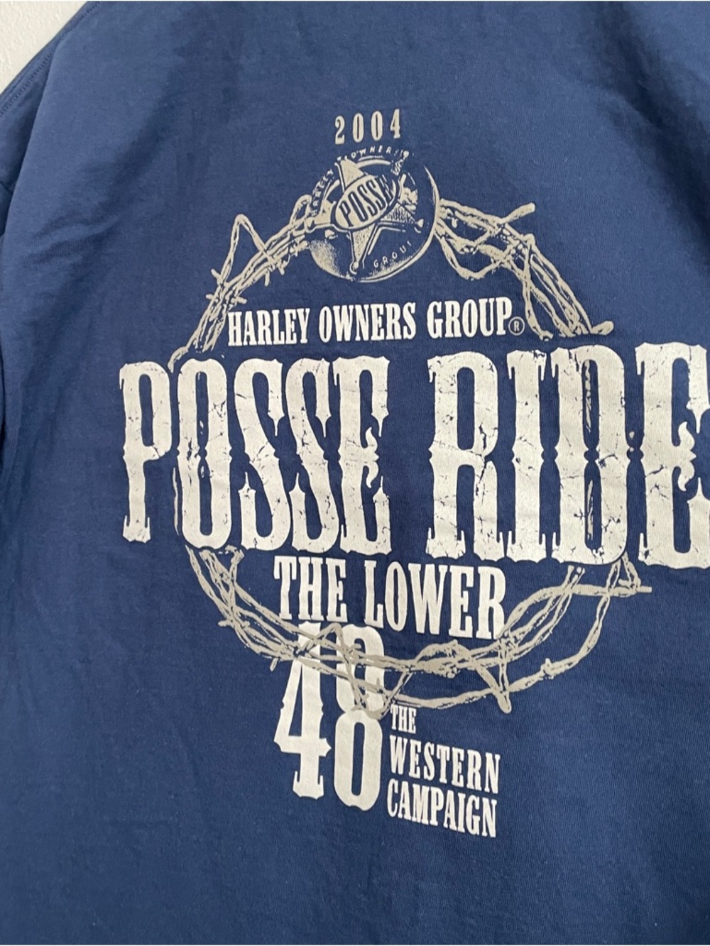 Harley-Davidson Vintage 2004 Posse Ride graphic tee size XL - Picture 4 of 5